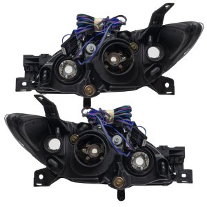 Mazda 3 Headlight Assemblies - ORACLE Lighting - SMD Halogen Style ColorSHIFT w/ 2.0 Controller - `04-`09
